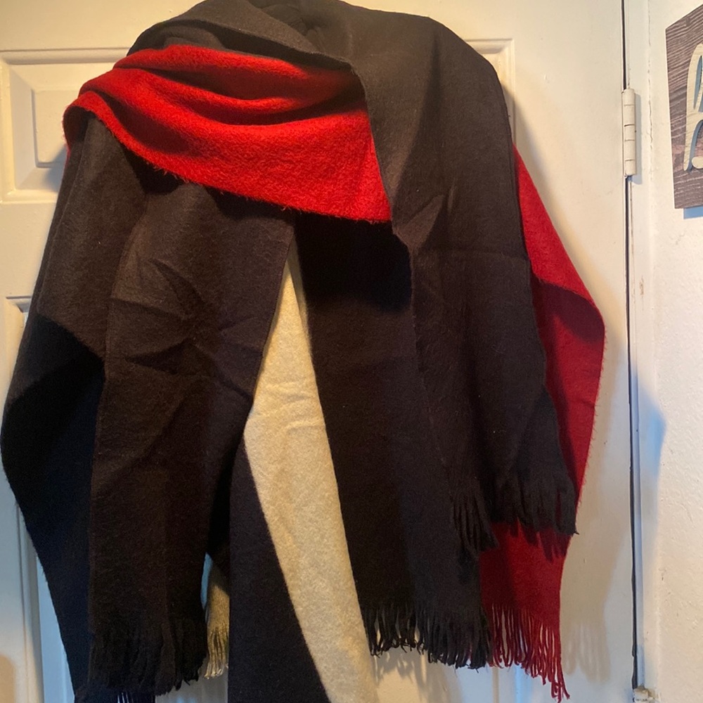 Color block cape